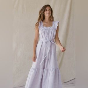 Christy Dawn Benny Dress in Carnation Stripe